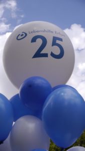 Ballondruck Lebenshilfe Riesenballon