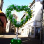 Standelement Herz Ständer aus Metall mit Ballons