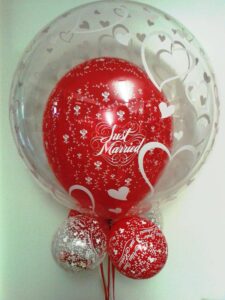 Ballon mit Röschen