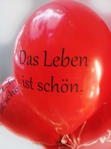 bedruckte Luftballons