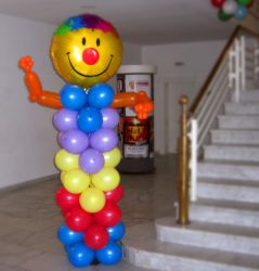 stehender Ballonsmiley