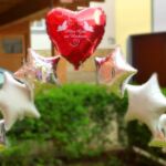 Ballonbogen Herz und Sterne Hochzeitsdeko