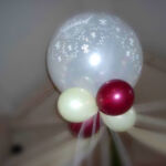 Riesenballon Hochzeit schwebend