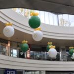Ballondekoration 25 Jahre Thüringen Park Jubiläum