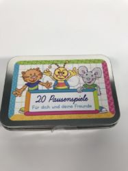 Kleine Box mit Spielekärtchen